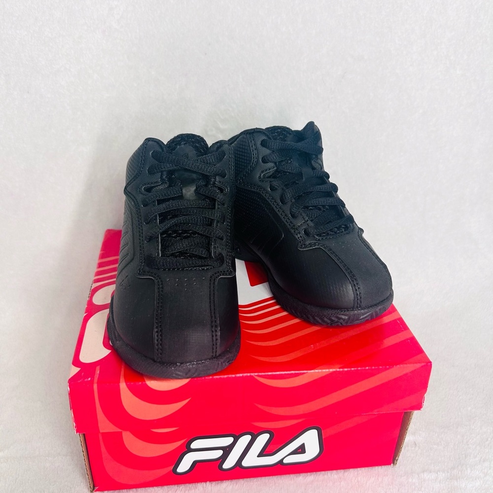 Fila All-Black Athletic Shoes Size 8.5 Toddler